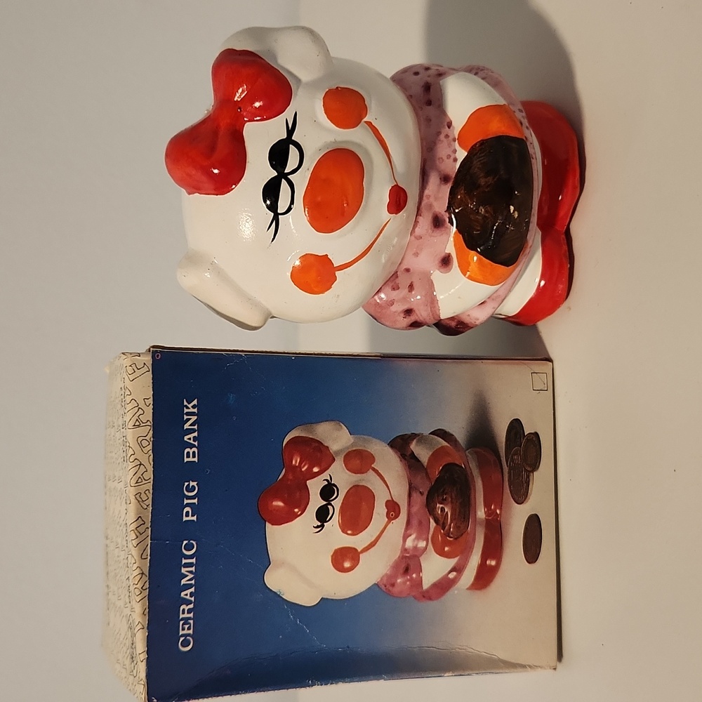 Vintage Farrah Ceramic Pig Bank